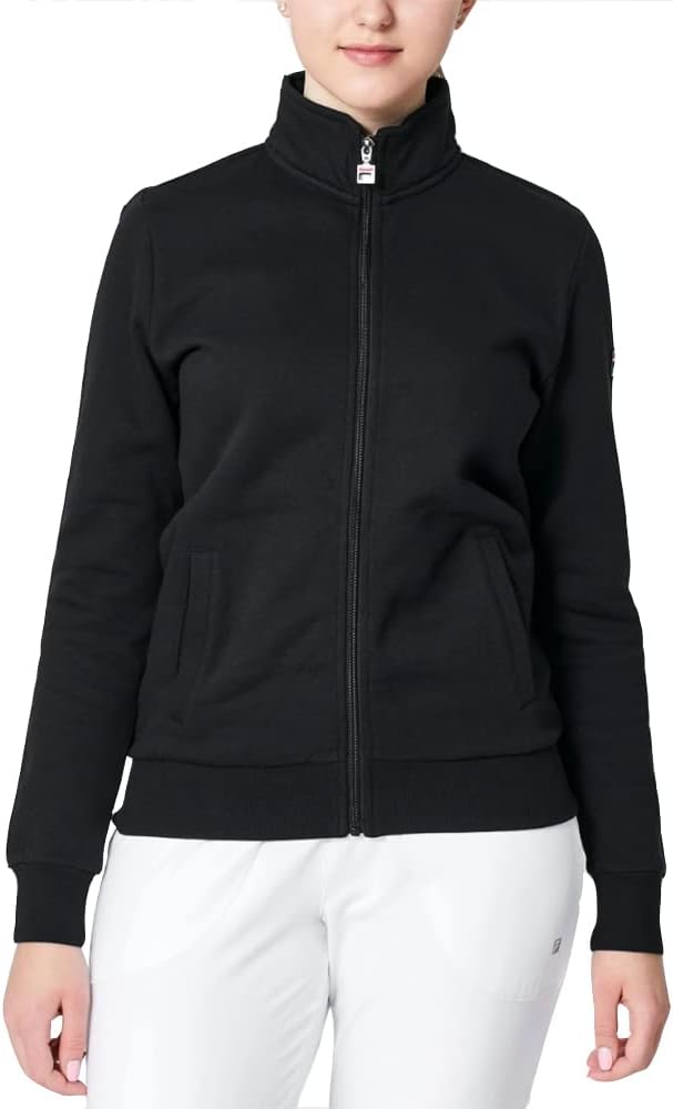 Fila Women's Match Fleece Full Zip Jacket Black M