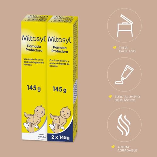 Miniatura 6 de Mitosyl pomada protectora, crema pañal suave, alivio irritaciones, 290 gr