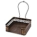 Stonebriar Rustic Copper Metal Table Top Napkin Holder, Decorative Napkin Tray for Dining Table and Kitchen, Horizontal Display