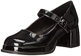 Steve Madden Girls Shoes Drama Pump, Black Patent, 6