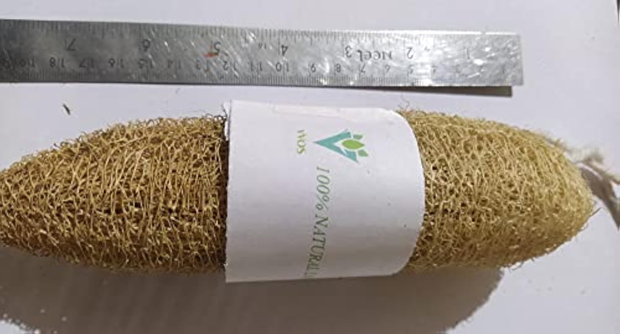 Natural Loofah Bath Sponge Set of 3, Eco-Friendly Exfoliating