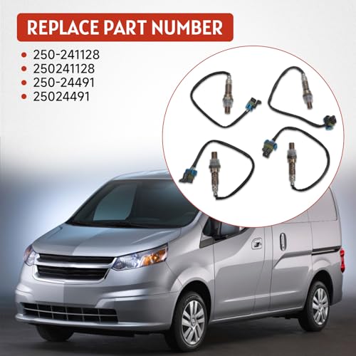 Sensor de Oxígeno 4 piezas compatible para Chevy Express y GMC Savana miniatura 3