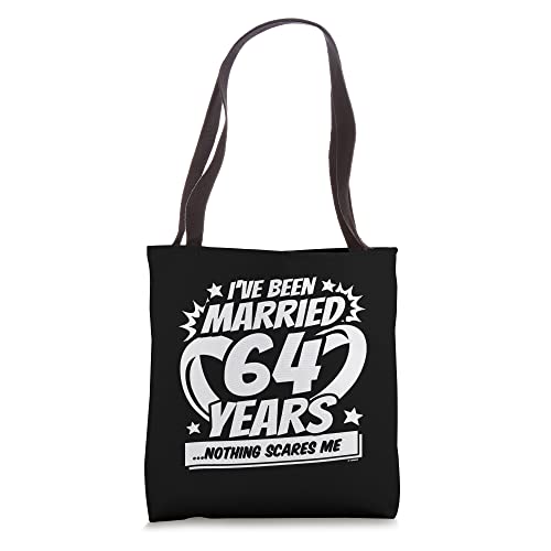 Bolsa Tote para 64° Aniversario de Boda miniatura 1