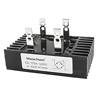 Heschen Single Phase Bridge Gleichrichter, QL-100A, Diode Modul, 100A, 4 Terminals