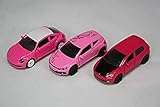 Größe: ca. 7,5 cm lang Unbekannt VW Pink - Limited Edition 3 Car Set