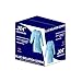 Nobles Universal Size Blue Disposable Isolation Gowns - Latex-Free Gown is Fluid Resistant with Knitted Cuffs - Medical & PPE Gowns - Ideal Safety Protection for Women & Men (Case of 50)