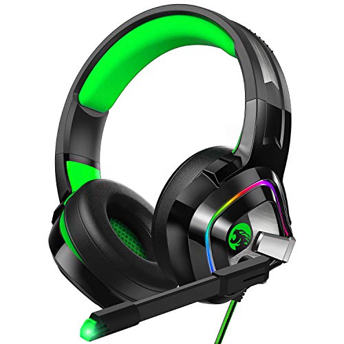 ZIUMIER Z66 Gaming Headset for PS4, Xbox One, PC, Wired Over Ear Headphone