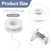 Pandahall 925 Sterling Silver Plated Necklace Chains 16.4 Feet Soldered Cable Chains 2x2x0.3mm Flat Oval Jewelry Chains for Bracelet Necklace Jewelry Making #3