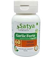 Garlic Forte Capsules 500 mg. 60 Veg. Capsule | Lahsan (Allium Sativum) Extract Capsules for Men ...