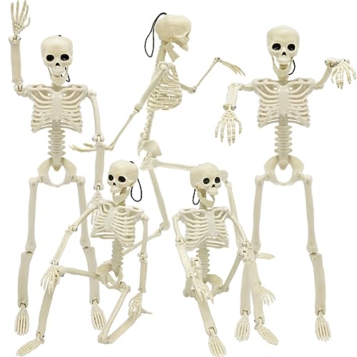 WODMAZ 5 Packs Halloween Skeletons, 16