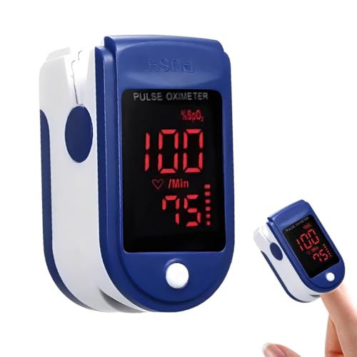 Tomedeks Oxímetro de dedo profesional para medir pulso, saturación de oxígeno