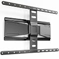 VIVO Ultra Slim TV Wall Mount for 43 to 90 inch Screens, 0.77” Low Profile, Fully Adjustable Tilt and Swivel with Telescoping Extension, Max 600x400 VESA Bracket, Holds 110 lbs, Black, MOUNT-TVUS90