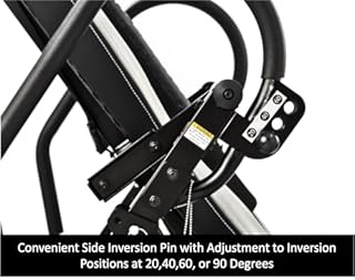 MediSonic Deluxe Inversion Table with Ajustable Lumbar Pad and 300 lb Weight Capacity