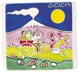 Hand Painted Sicily Tile - Handmade in Amalfi
