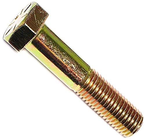 Image of Hard-to-Find Fastener Grade 8 Hex Cap Coarse Large Bolts, Bulk Pack, Steel Hex Bolts for Construction, Home Improvement, 3 /4-10 x 3-1 /2, Pack of 10