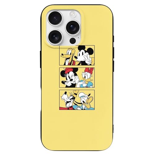 �f�B�Y�j�[ �~�b�L�[�}�E�X IPhone16 �Ή� �P�[�X �ϏՌ� �y���^ ���ϖh�~/Qi�������C�����X�[�d�Ή� �X�}�z�P�[�X ����~�� �w��h�~