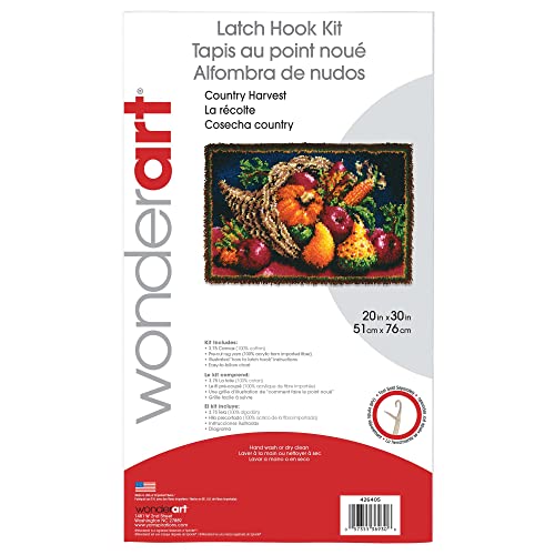 Image of Wonderart Latch Hook Yarn, Classic Country Harvest
