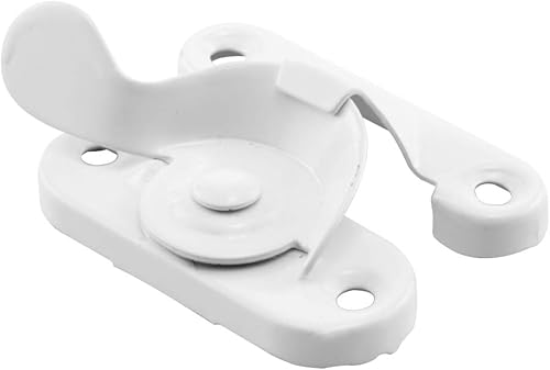 Prime-Line F 2619 Cerradura de banda, centro de agujeros de 1-1516 y 2 pulgadas, se adapta a ventanas de madera colgadas simplesdobles, acero