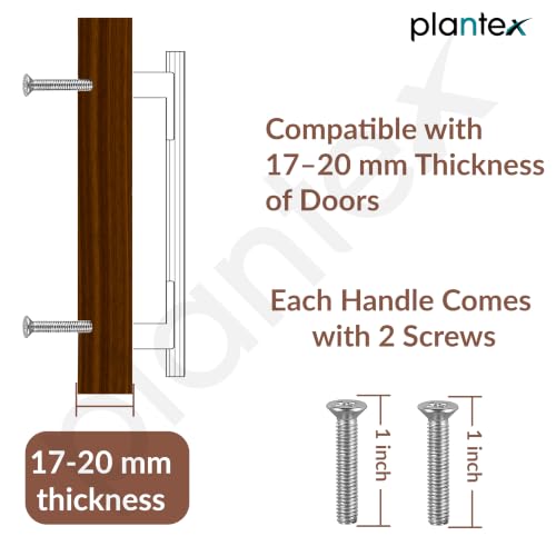 Image of Plantex Aluminium Cabinet Handle /900mm Wardrobe Handle for Home /Cupboard Door Pull-Push Handles for Office - Pack of 2 (DTC-5580, Rose Gold)