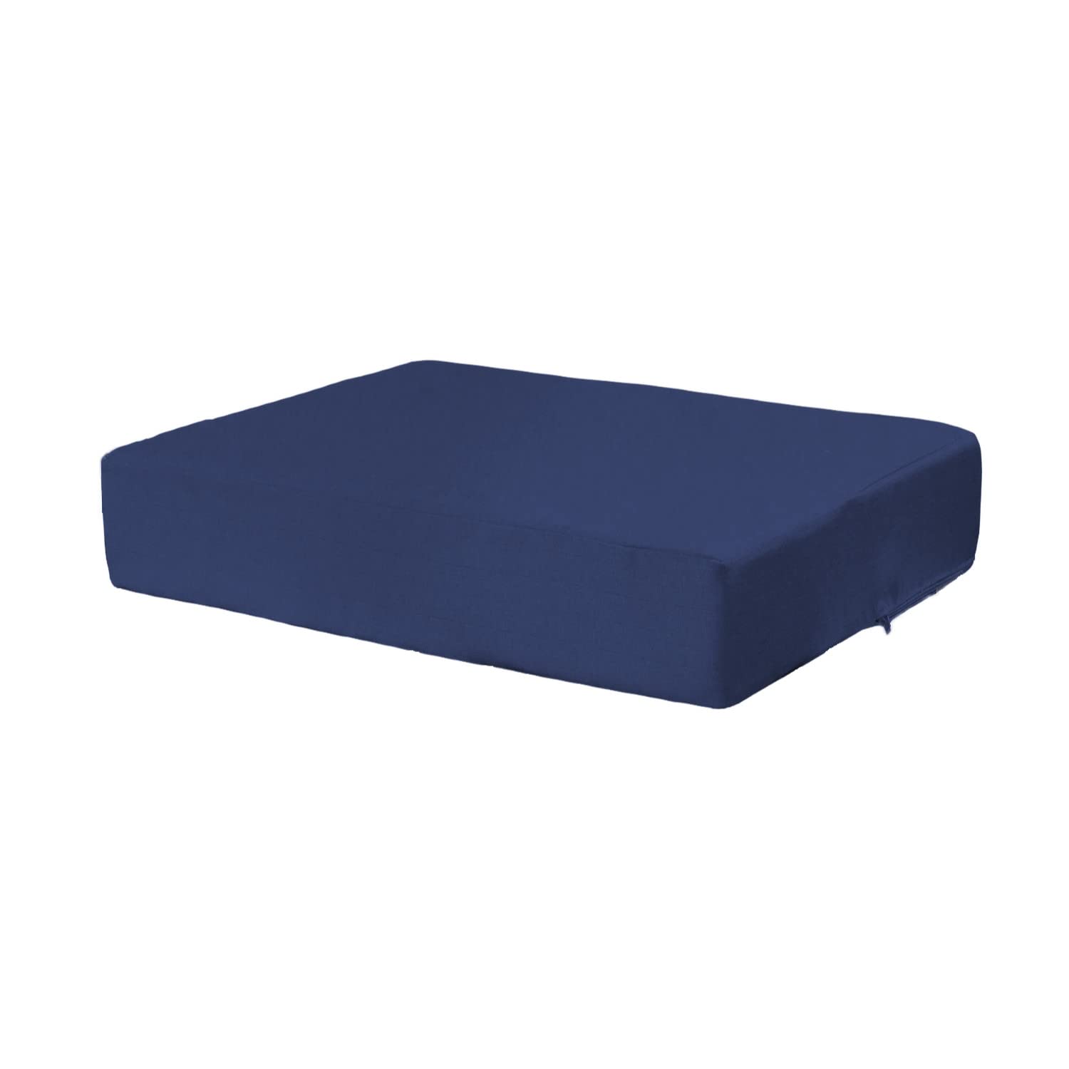 Cuscino Seduta o Schienale per Poltrona per uso Esterno Nautico e Giardini 40x60cm Spessore cm 10, Sfoderabile con Chiusura a Lampo, fodera poliestere 100%