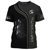 Photo Gallery modello di fotografia di moda uomo/donna t-shirt stampata in 3d fotocamera grafica o-collo fotografo uniforme da lavoro manica corta casual pullover top Photo Gallery modello di fotografia di moda uomo/donna t-shirt stampata in 3d fotocamera grafica o-collo fotografo uniforme da lavoro manica corta casual pullover top