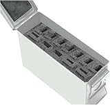 Case Club 10 Magazine Holder .30 Cal Ammo Can Foam (Pre-Cut, Closed Cell, Military Grade Foam)
