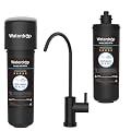 Waterdrop 10UB-B Under Sink Water Filter and Waterdrop RF10 Replacement Filter Cartridge for 10UA/10UB Under Sink Water Filter, Reduces PFAS, PFOA/PFOS, Lead, Chlorine, Bad Taste & Odor, NSF/ANSI 42