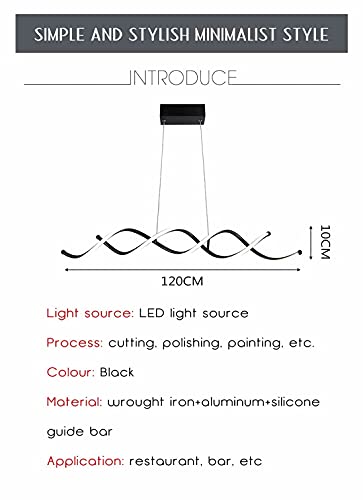Plafonnier LED moderne pour cuisine de restaurant avec télécommande - 4