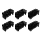 EPIGEIST 6 Stück Schwammfilter Ersatzfilter für Katzenbrunnen Haustierbrunnen Wasserfilter mit Einfachem Wechsel Zubehör für Trinkbrunnen Zur Pumpenschutz und Frischwasserversorgung