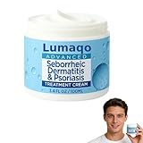 Lumaqo Crema Barba Dermatitis,Hidratación Natural,Fórmula Suave Para Pieles Sensibles Y Secas,Para Todo Tipo De Piel (1 Caja)