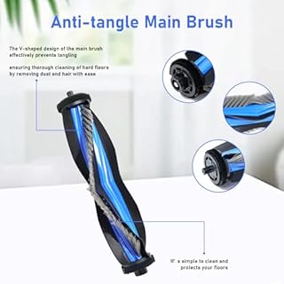 Accessori per Ecovacs Deebot X11 OmniCyclone/X11 Pro Omni /X11 Pro/X11/X9 Pro Omni/T80S Omni parte di ricambio per aspirapolvere,1spazzola principale,2 Spazzola a rullo,4 spazzole laterali,4 filtri