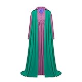 AnimeDiycos Bewitched Endora Cosplay Costume Women's Endora Witch Costume Dress Suit L