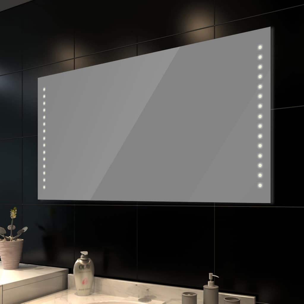 Miroir de salle de bain LED pour un maquillage parfait avec fixations incluses