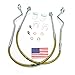 Superlift | 91210 | Bullet Proof Front Hoses | Pair of Hoses | Fits 1986 Ford Ranger / Bronco II with 4-6" Lift Kit
