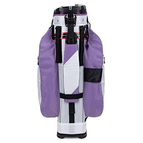 Image of Founders Club 3rd Generation Club Lock Organizer Golf Cart Bag with 14 Way Anti Rattle Divider Top- Free Snap On Rain Hood-Full Length Dividers