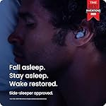 Ozlo Sleepbuds® | Snore-Blocking Earbuds for Deep Sleep | Science-Backed Sleep Sounds | Up to 10 Hours of Bluetooth LE Streaming | Comfortable for Side Sleepers - Image 2