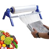 Envolvedora Manual De Palets, Máquina Manual De Embalaje Con Film Estirable Transparente De 30/50 Cm De Ancho, Para Sobremesa O Pared, Ideal Para Paquetes, Cajas De Cartón, Equipaje Y Almacenamient,A