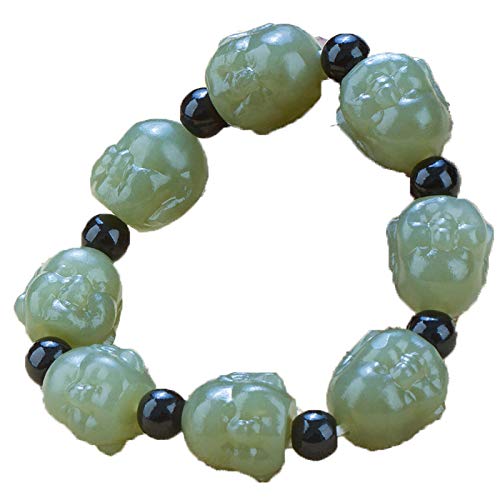 Bracelet de jade Hetian SAKEAKUNI pour hommes et femmes - Bijou BANGE authentique