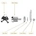 AKEYSRC 2 Pack Tubular Cam Locks, Cabinet Locks with 7/8'' Cylinder, Atom Lock for Arcade Machine, Gumball Machine, Cash Door, Tool Box, Chrome Finish and Keyed Alike (7/8 Inch 90°)