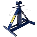CURRENT TOOLS 670 Reel Stand - 2500 LB Capacity Medium Screw Type Reel Stand with All Steel Construction & Self-Lubricating Bearings