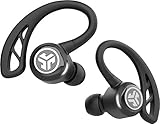 JLab Audio Epic Air Elite True Wireless Sport Earbuds | Headphones for Working Out, Sweatproof | 6-Hour Battery Life, 32-Hour Charging Case | Music Controls | Bluetooth Headphones | Black