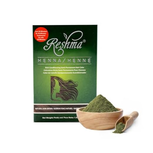 Reshma Beauty 30 Minute Henna Hair Color Infused with Goodness of Herbs, Henna Hair Color For Soft Shiny Hair, Henna Hair Dye (Dark Brown, Pack Of 1)