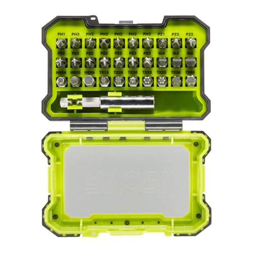 Ryobi R18PD3-140SA Trapano A Percussione 18V One+ Con Batteria 4.0 Ah, Caricabatterie, Set 31 Inserti E Borsa, Mandrino 13 Mm, 50 Nm, 2 Velocità - 2