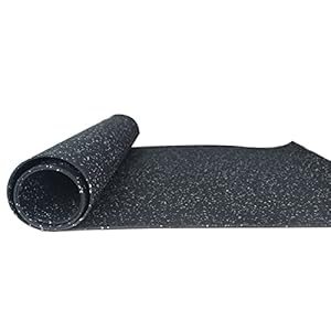 V3VOGUE Exercise Equipment Protection Mat, Noise Reduction Sound Absorbing Mat, High Density Rubber Exercise Bike Mat, Elliptical Mat, Treadmill Mat, Prevents Floor Damage