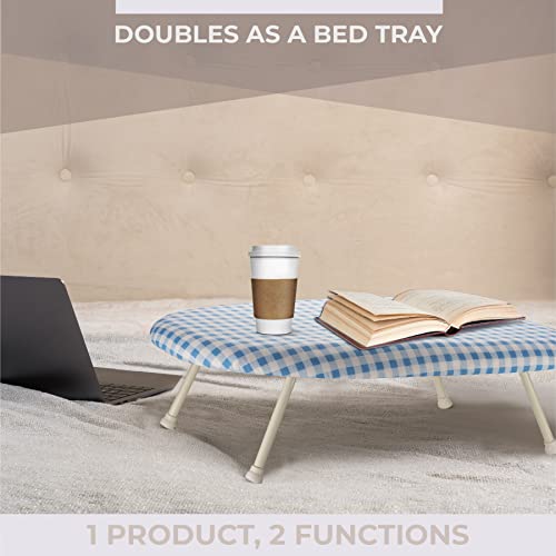 Bartnelli Tabletop Ironing Board Size 24X14 With Reinforced Steel Legs For Extra Stability, And Extra Layer Cover Padding For Smooth And Easy Ironing, Intelligent Locking System To Easily Fold Away #TOP2