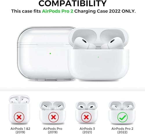 Image of Dezet Cute Soft Silicone Pouh Case for Airpods Pro GEN-2 (2022) � 3D Cartoon Animal Character Cover with Keychain Ring, Shockproof & Dustproof Protective Case for Kids & Girls (Panda)