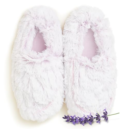 warmies Microwaveable House Slippers for Women - Womens Shoe Sizes 6-10 - Plush