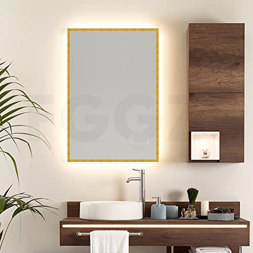 Edgestrips Flexible Pvc Moulding Trim Self Adhesive Strips , 25/32 Inch X 16 Feet, Gold Edge Moulding Strip, Tv Background Molding Wall Trim For/Frame/Mirror/Home Furniture Decoration #TOP4