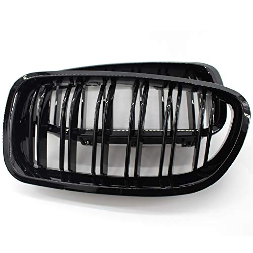B Blesiya Glossy Black Front Grille Grill Headlight Eyelids Fit For F10 F18 2010-2015 #TOP3