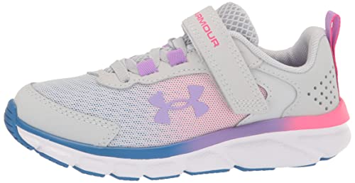 Under Armour Tênis de corrida unissex infantil pré-escolar Assert 9 com fechamento alternativo largo